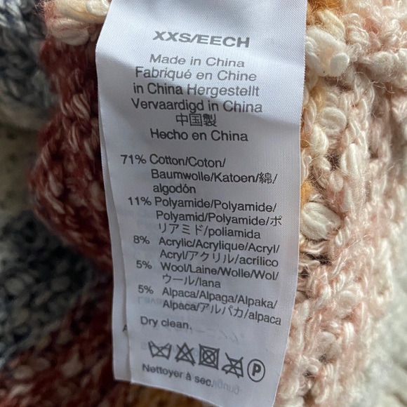 Madewell Rainbow Stripe Crewneck Sweater XXS - Picture 6 of 8